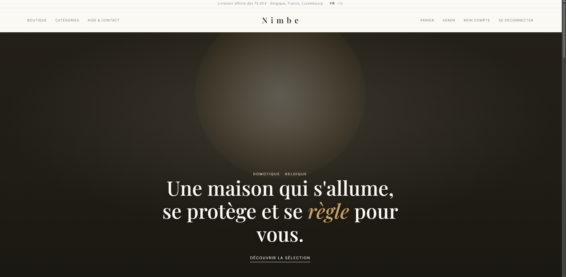 Aperçu du site Nimbe