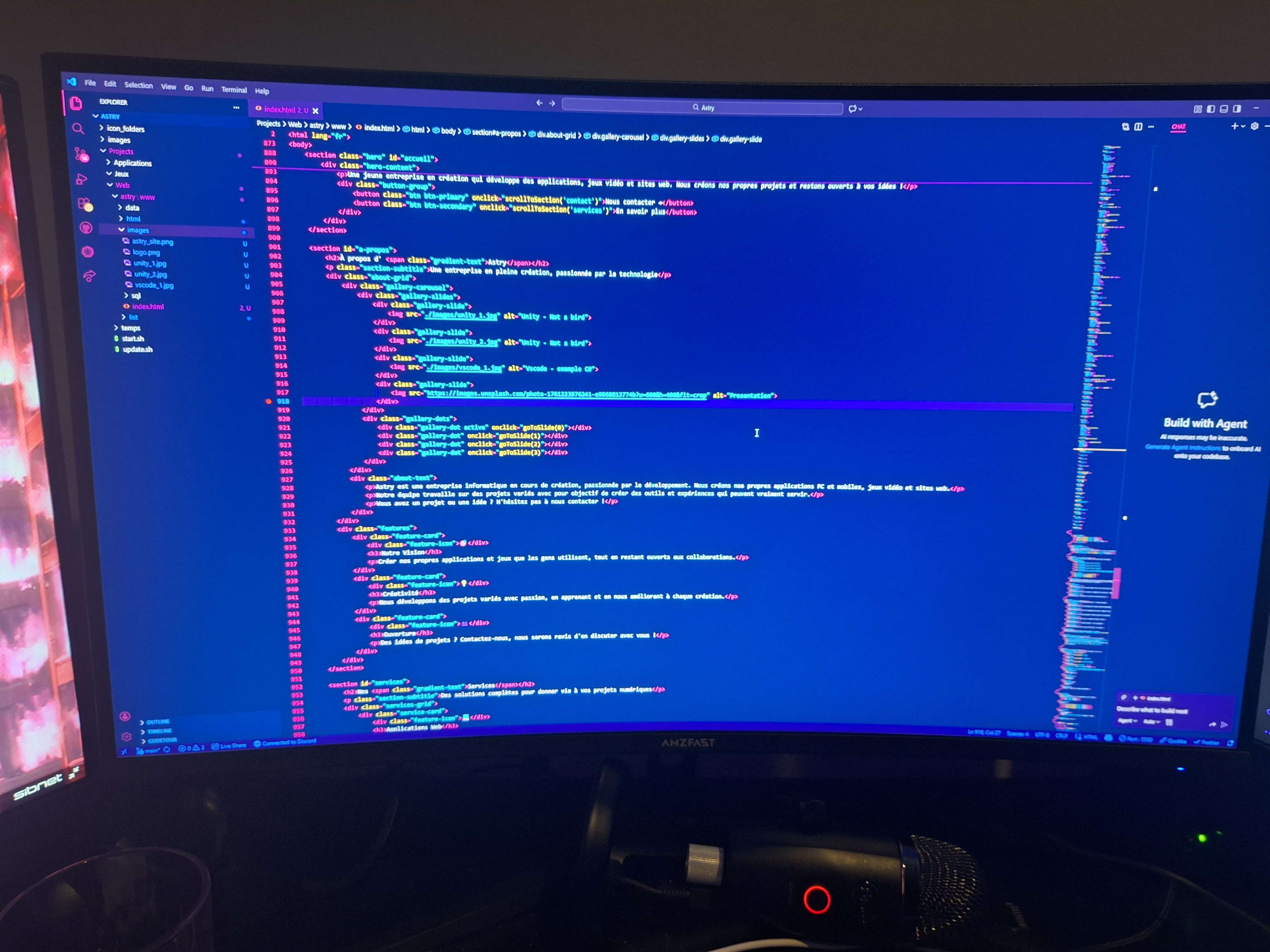 Vscode - Site web Astry
